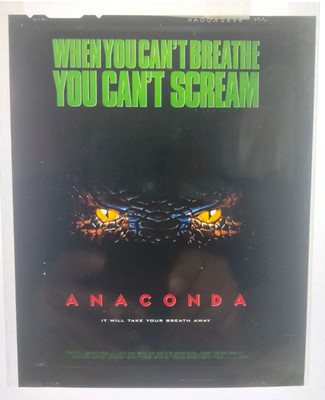  1997 Anaconda Movie Teaser Poster Image 4'' x 5'' Film Positive