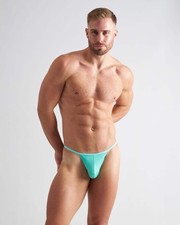 Glide Micro Thong - Aqua