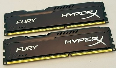 8GB 2x4GB Kingston HX316C10FBK2/8 HyperX FURY PC3-12800 DDR3-1600 Speichermodule