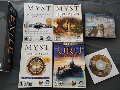 Myst Collection PC games Myst 3, Riven, Uru