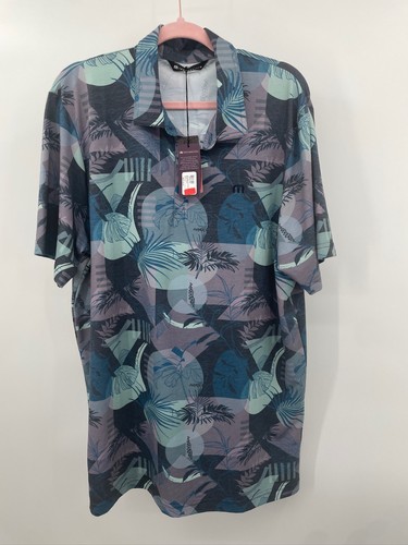 Travis Mathew Featherweight Tropical Print Golf Polo Size XL - Picture 2 of 9