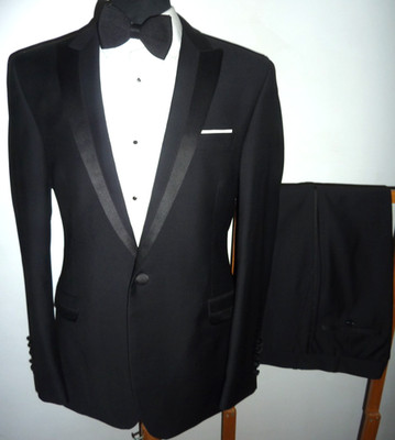 Daniel Hechter Tuxedo Dinner Suit 2 Piece 42 R Evening Jacket Trousers W36 L29