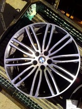 Wheel 19x8 10 Double Spoke Titanium Matte Fits 17-20 Bmw 530i 453626