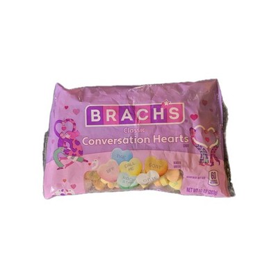 Brach's Classic Tiny Conversation Hearts Candy 10 oz Bag Brachs Best By 7/2027