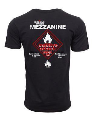 1998 MASSIVE ATTACK MEZZANINE EURO TOUR GRAPHIC T SHIRT | eBay