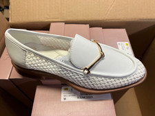 Sarto Franco Sarto Womens Eda 5 Leather Slip On Loafers White