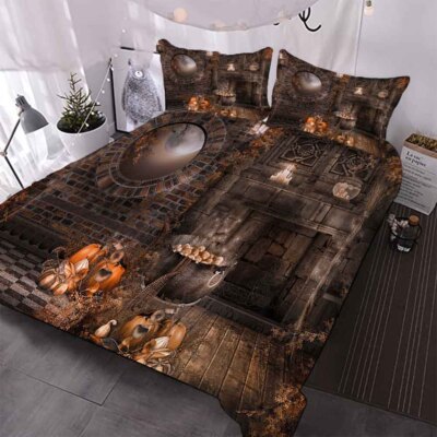 Absurd Style Interior Design 3D Quilt Duvet Doona Cover Set Pillow case ...