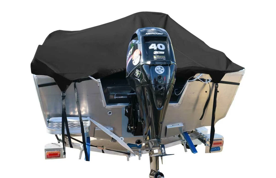  Oceansouth trailerable custom boat cover for Stacer 429 Outlaw Side Console - image 2 of 3