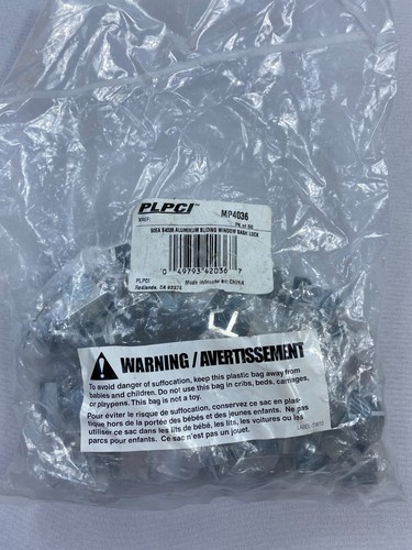 PLPCL blocco fascia finestra scorrevole in alluminio MP4036 confezione da 50 NUOVO ANNO