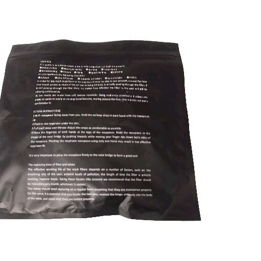 Adjustable Sport Face Mask with 2 Exhalation Valves and Activated Carbon Filter - Image 2 of 2