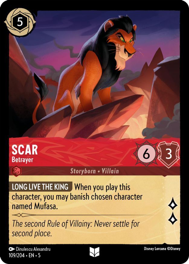 Scar - Vengeful Lion 212/204 Shimmering Skies for sale | eBay