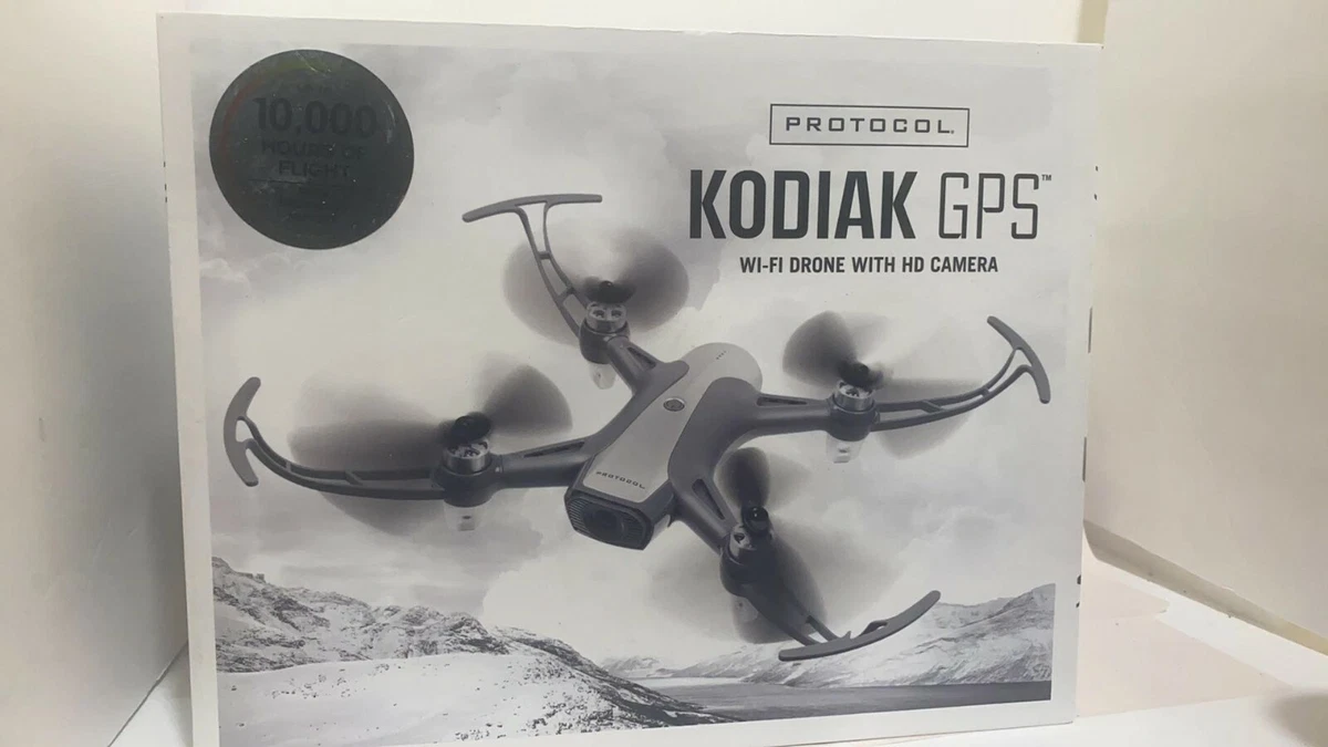 Protocol Kodiak GPS Wi Fi Drone w HD Camera Retail 540 Brand