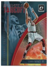 2018-19 Donruss Optic All Clear for Takeoff Red 4 Larry Nance Jr. /99