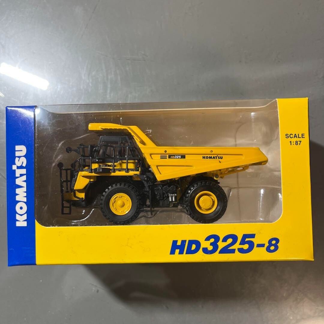 コマツ ミニカーセット GD675-6 HD325-8 Komatsu Seisakusho 2 Original Miniatures Hd325-8 Gd675-6 1