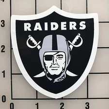 Raiders 3.5" Wide Multi-Color VInyl Decal Sticker - BOGO