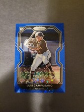 2021 Panini Prizm Luis Campusano #8 Rookie RC Blue Donut Circle Prizm /199 