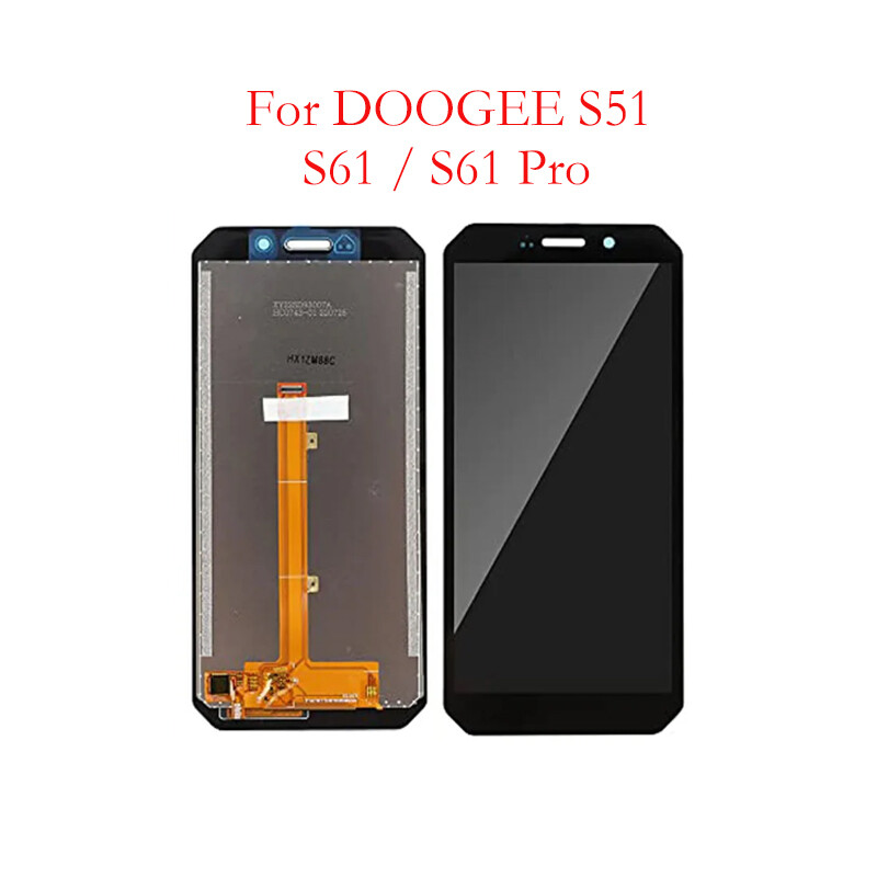 Écran LCD Tactile De Remplacement Pour Doogee S61 Pro (S61) - 6.0 Pouces, Avec Empreinte Digitale - Kit Outils Inclus