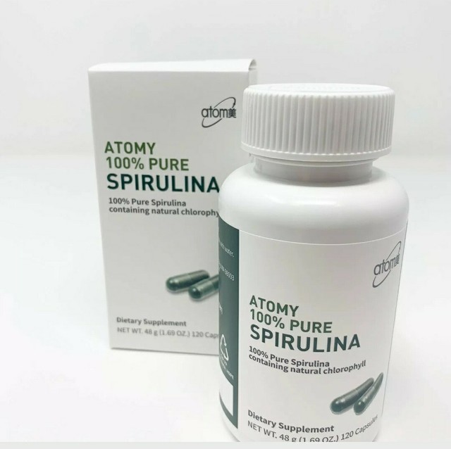 Atomy 100 Pure Spirulina Capsule Superfood High Iron Protein Content 120capsule for sale online