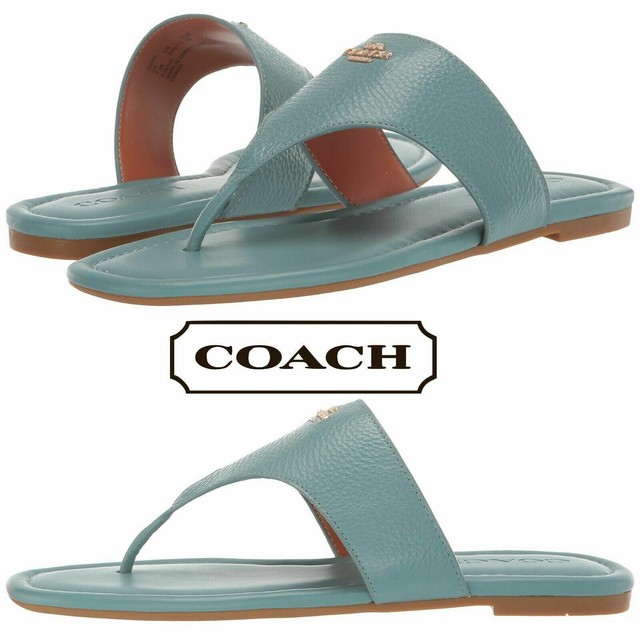 COACH Women's Jodi Thong Sandals Casual Slip-on Shoes Marine G3445 Size 6.5 NEW | eBay
