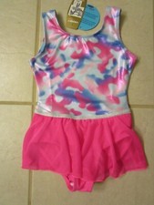 NWT  GIRLS MORET KIDS PINK LEOTARD / DANCEWEAR  SIZE 4/5 XS  26  22" Chest