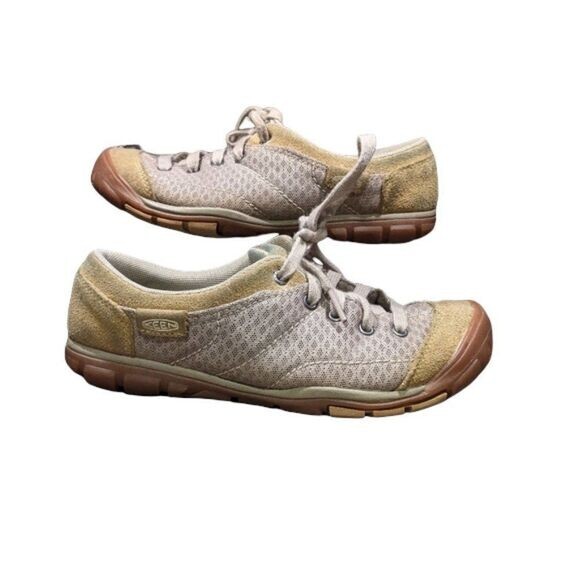 Scarpe da ginnastica Keen Mercer Lace II in camoscio a rete marrone