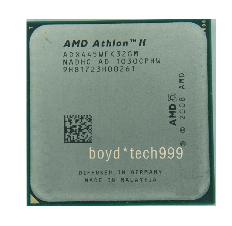 AMD Athlon II X3 445 ADX445WFK32GM CPU 3.1GHz Triple-Core Socket AM3 Processor - Image 4 of 4
