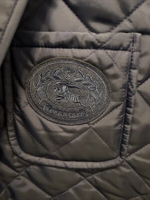 Burberry Men's Clifton Quilted Blazer Navy Jacket Navy Size