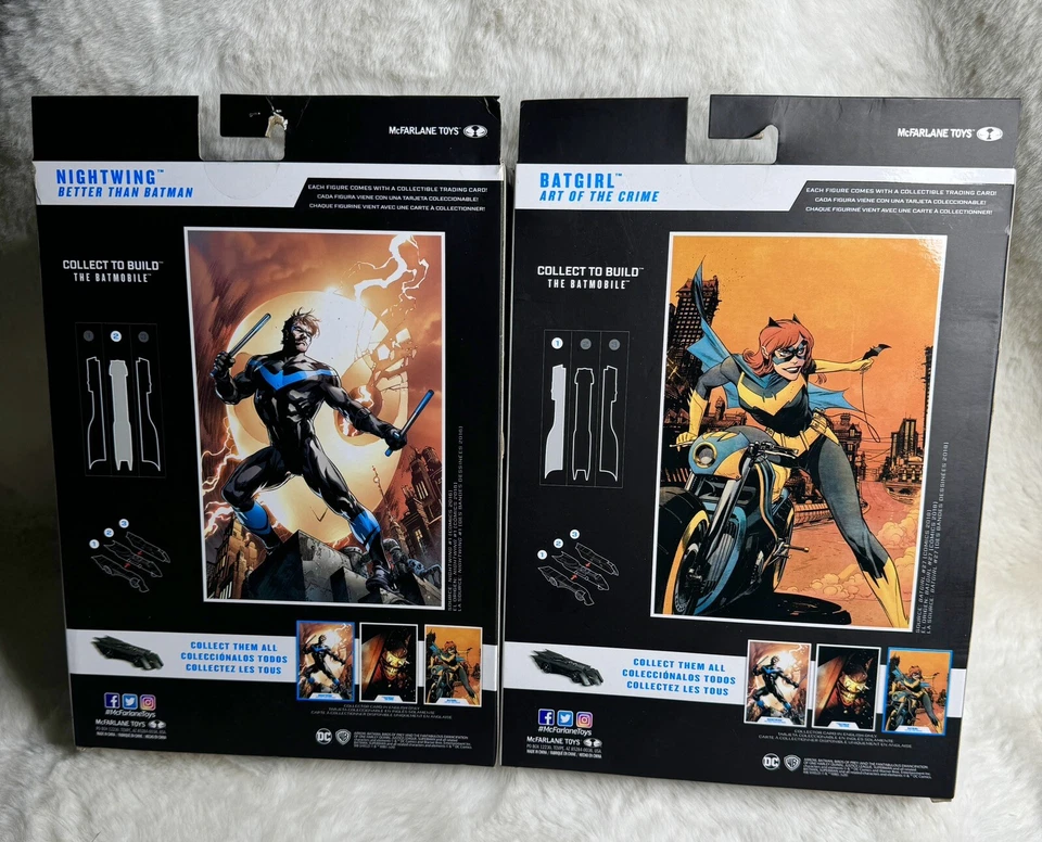 Nuevo CONJUNTO de 2 cajas - DC NIGHTWING & BATGIRL - Batman Batimóvil y TCG incluidos. Foto 4 de 4