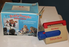 VTG 1989 Worlds of Wonder Teddy Ruxpin Picture Show Projector TESTED WORKS w Box