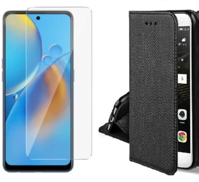 Coque Housse Etui Portefeuille + Verre Trempé pour Honor 70 / 70 Lite / 90 Lite