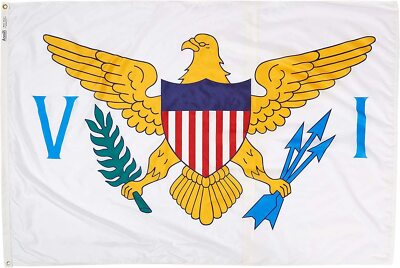 US Virgin Islands Flag 2x3 Annin 146850 NYL-GLO High Quality USA   Priority Ship