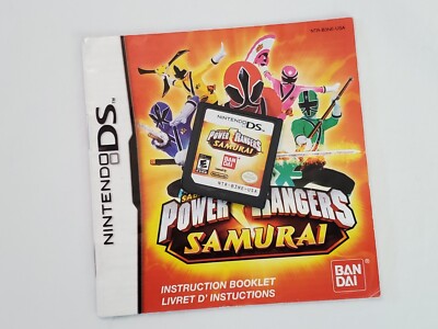 Power Rangers Samurai Nintendo DS Game With Instruction Booklet Rated E ...