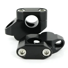 22mm 7/8in Motorcycle Extension Back Moved Up Handlebar Handle Bar Risers Black