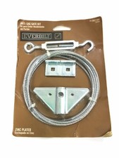 Everbilt Anti-Sag Gate Kit Zinc-Plated Steel 6ft x 4ft Gate Hardware Kit 862088