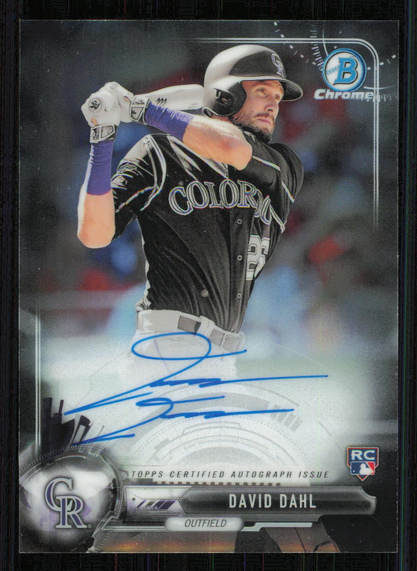 2017 Bowman Chrome Rookie AUTO #CRADD David Dahl