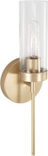 Austin Allen AA1016SF Riley Modern Clear Glass Wall Sconce