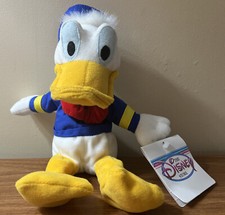 NWT Disney Store Exclusive DONALD DUCK 9" Stuffed Bean Bag Character Plush