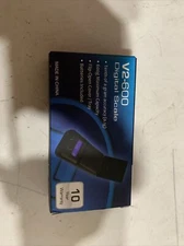 AWS 600 Scale V2-600 Scale Black LCD Digital Scale | Auto Shutoff | 600G