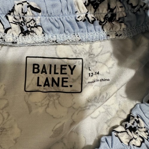 Bailey Lane Girl’s Size L (12-14) Light Blue Floral Smock Waist Knit Shorts *NWT - Picture 6 of 7