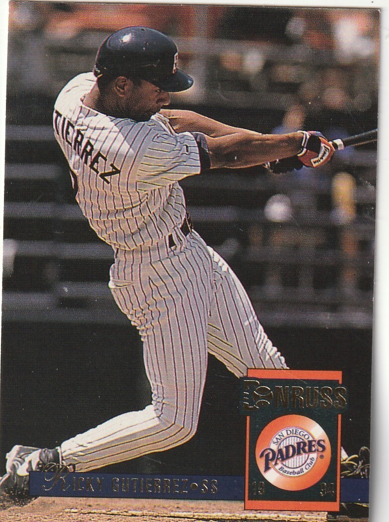 FREE SHIPPING-MINT-1994 Donruss Ricky Gutierrez #159 PADRES