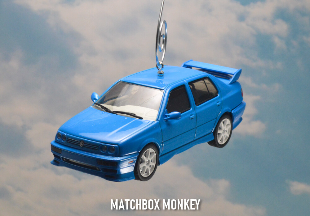 Volkswagen 90's Jetta Custom Christmas Tree Ornament 1/43 Adorno
