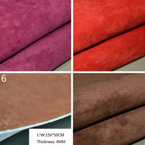 Thick Faux Suede Fabric Foam Backing Quilted Car Roof Upholstery Material Crafts - Picture 4 of 32