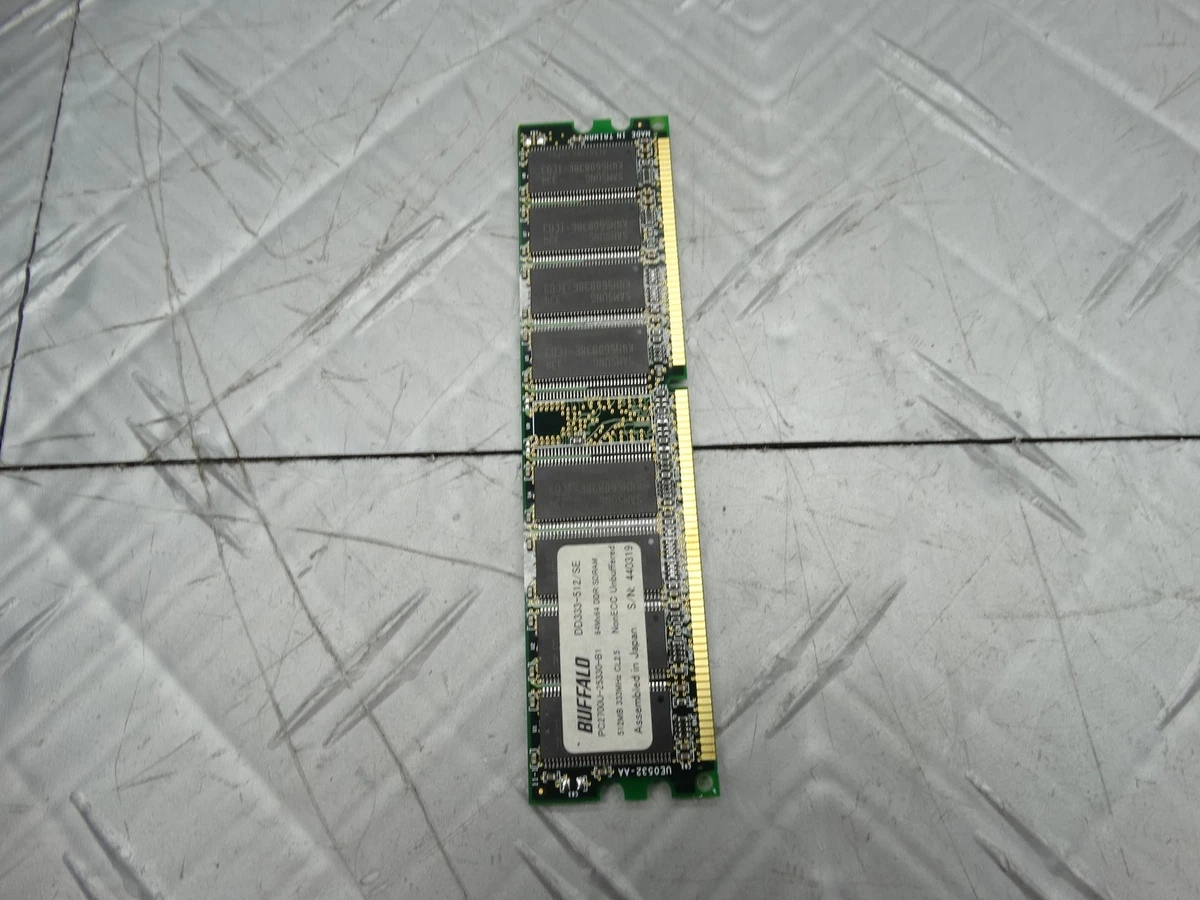 BUFFALO DN333-256M DDR333 SDRAM(PC2700)、200Pin S cm3dmju Buffalo 256MB DDR-333 PC2700 non-ECC desktop memory PC270032X8 | eBay