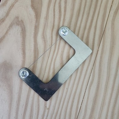 2'' Scroll Wire Saw with Metal Blade   Precision Cutting Tool for Craft, Wood, Pl