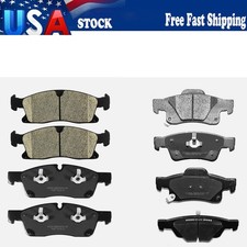Front Rear Ceramic Brake Pads For Jeep Grand Cherokee Dodge Durango 2011 - 2021