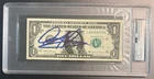 Dennis Rodman Signed $1 Bill - Great Signature - NBA Basketball - PSA Slabbed