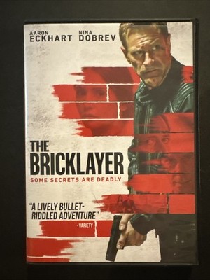 The Bricklayer DVD 2023 Aaron Eckhart  Preowned In Very Good Condition