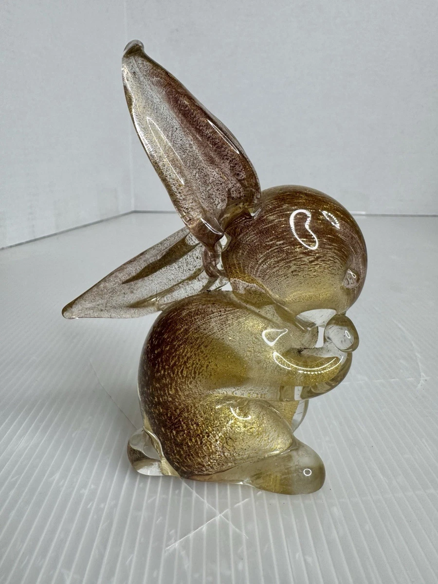 イタリア製 ムラノガラス 金彩 ウサギ 置物 フィギュリン ペーパーウエイト 25+ Murano Rabbit for sale | Updated Oct 2026