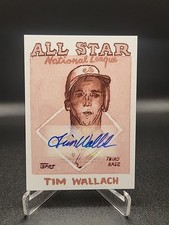 2025 Topps Shoebox Treasures Tim Wallach Auto /50 Sepia # 15A Expos