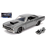 Dom's Plymouth Road Runner 1970 Fast & Furious Vii 1:24 Jada Toys Movie -D- Neue